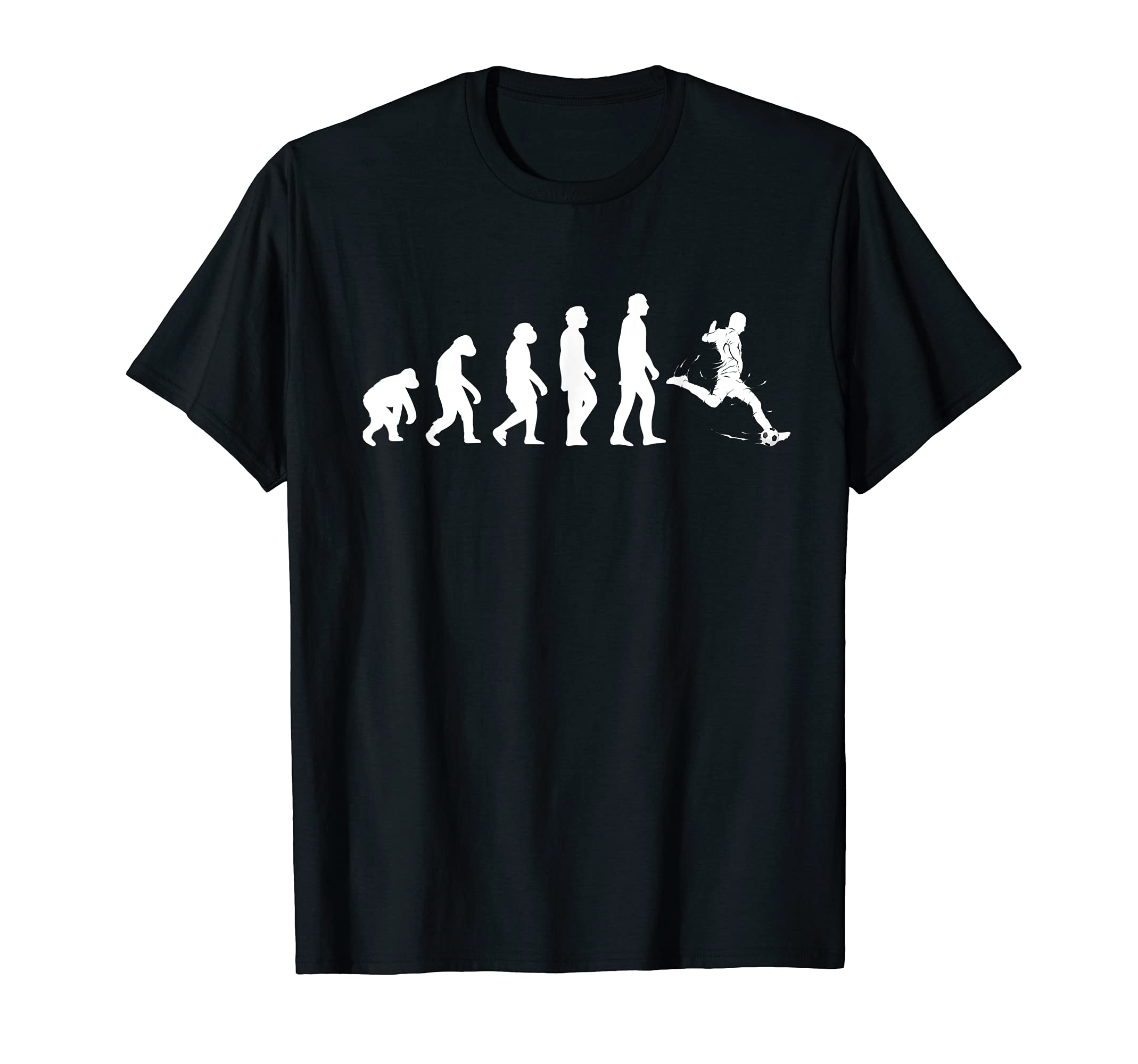 Soccer Football Player, Funny Soccer FootbalHuman Evolution T-Shirt