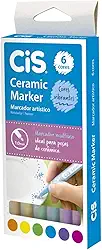 Marcador Multiuso CIS Ceramic Marker, Estojo com 6 unidades sortidas
