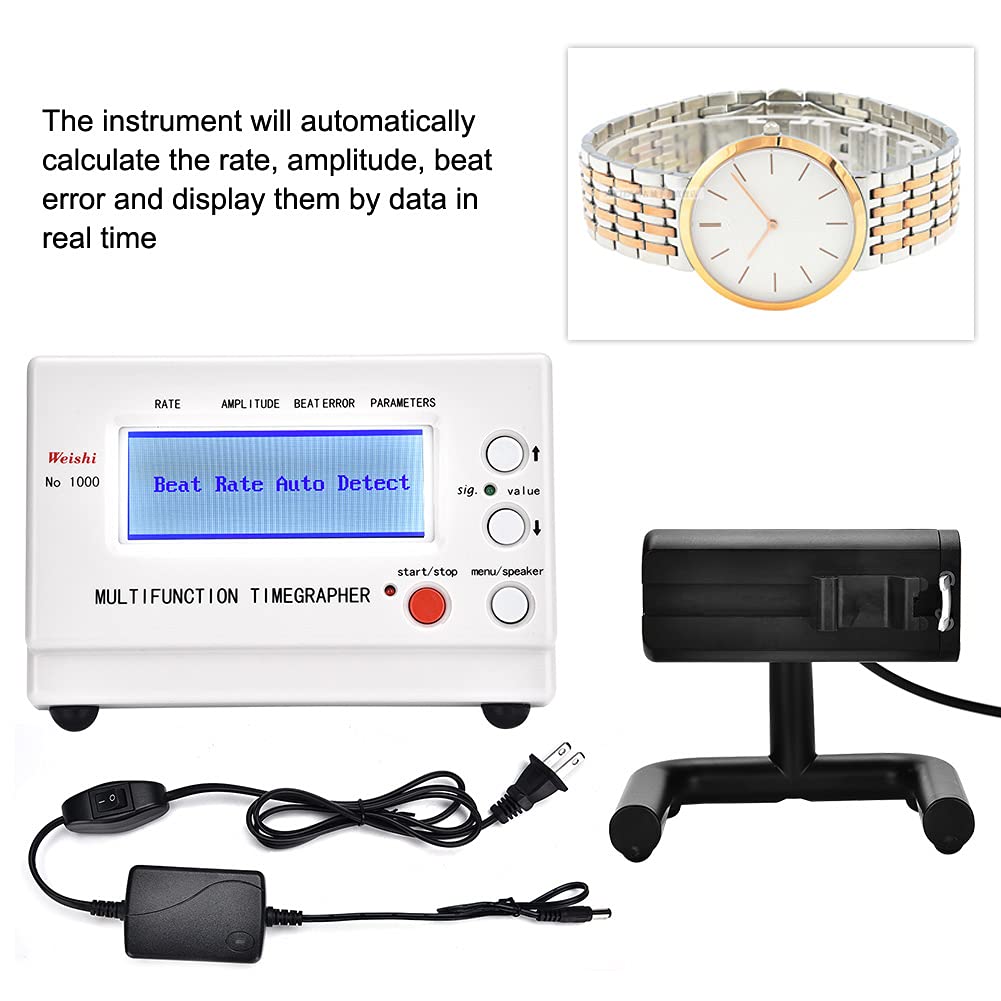 Watch Tester, Watch Timing Machine, Watch Testing Calibrator, Multifunction Timegraphe Instrument for Mechanical Watch