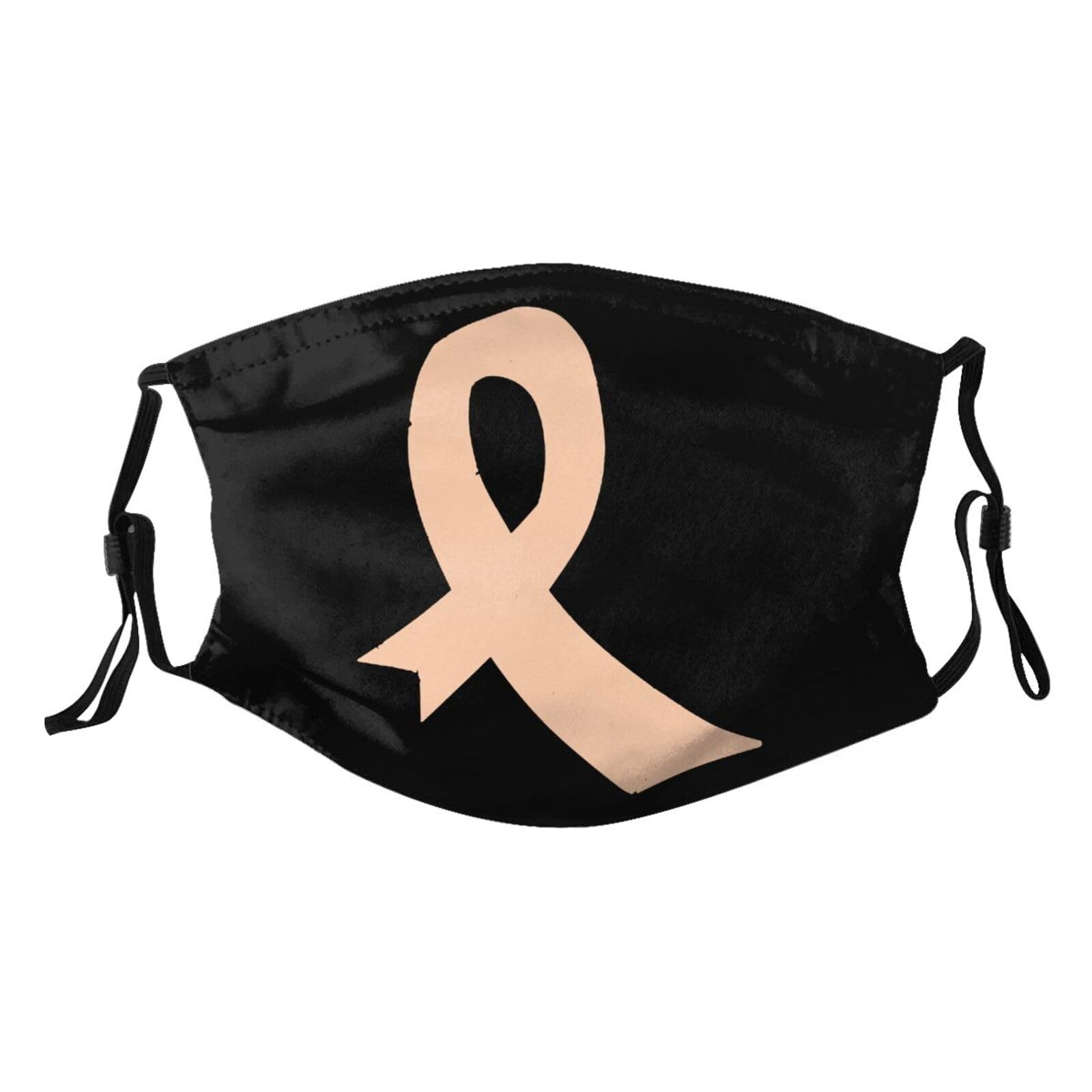 Uterine Cancer Awareness Ribbon American Flag Adult Dust Mask Adjustable Dust Face with 2 Filter