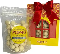 Pipoca Gourmet POP4Ü POP Ninho 100g — pipoca presenteável, premium, crocante de verdade, única no Brasil.