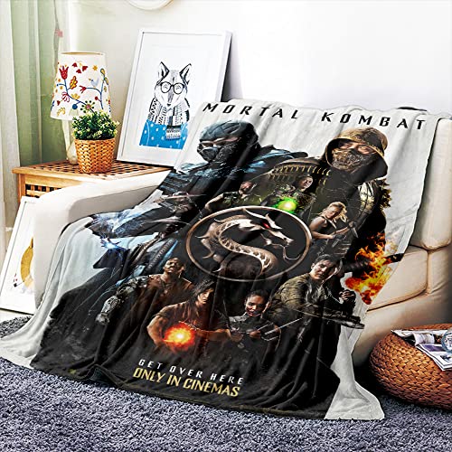 VOZMIO Mortal Kombat Coperta in flanella calda e