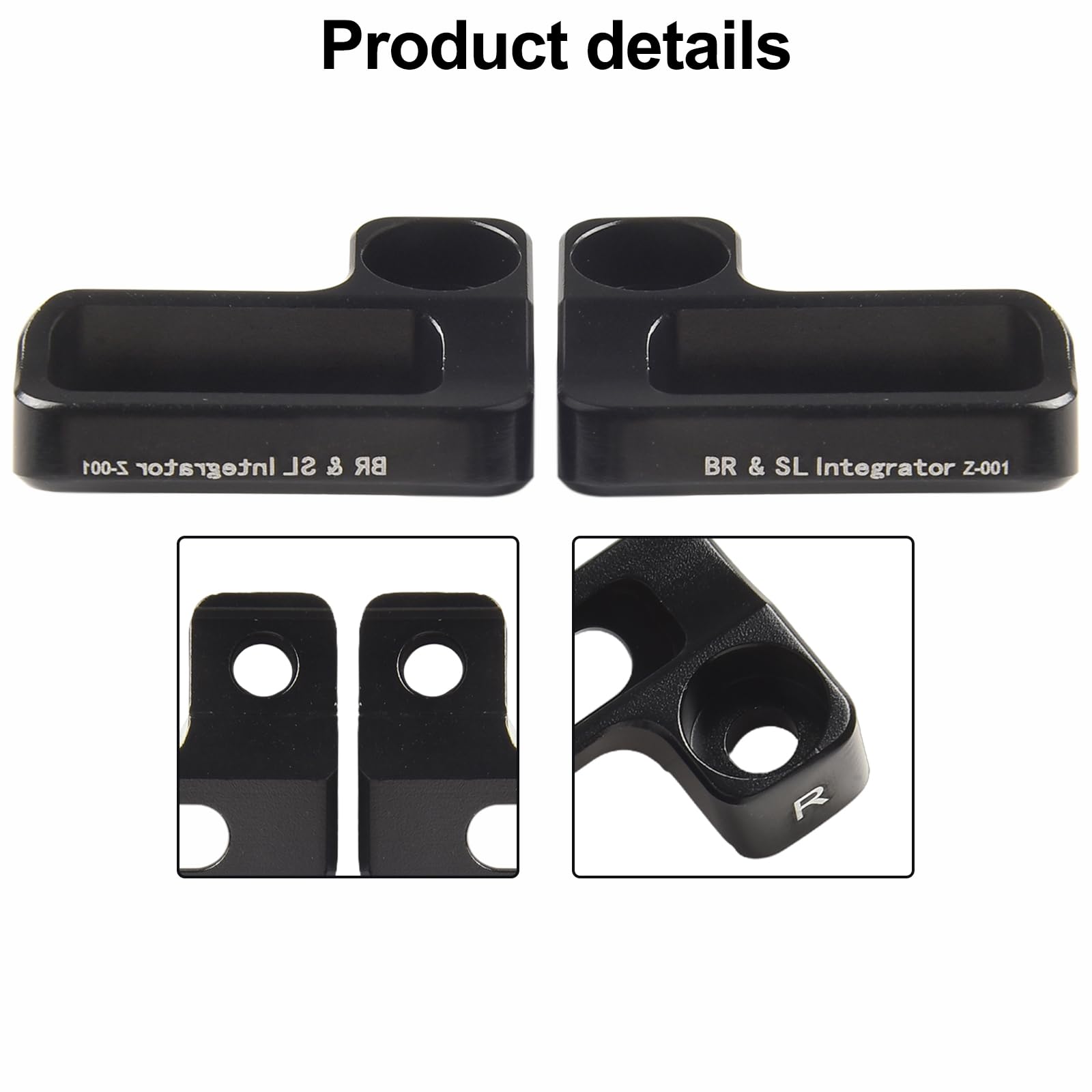 Adattatore per cambio bicicletta, facile da usare, integrato per freni I-Spec EV, per Shimano M4100 6100 7100 8100 9100 9100 9120 (coppia)