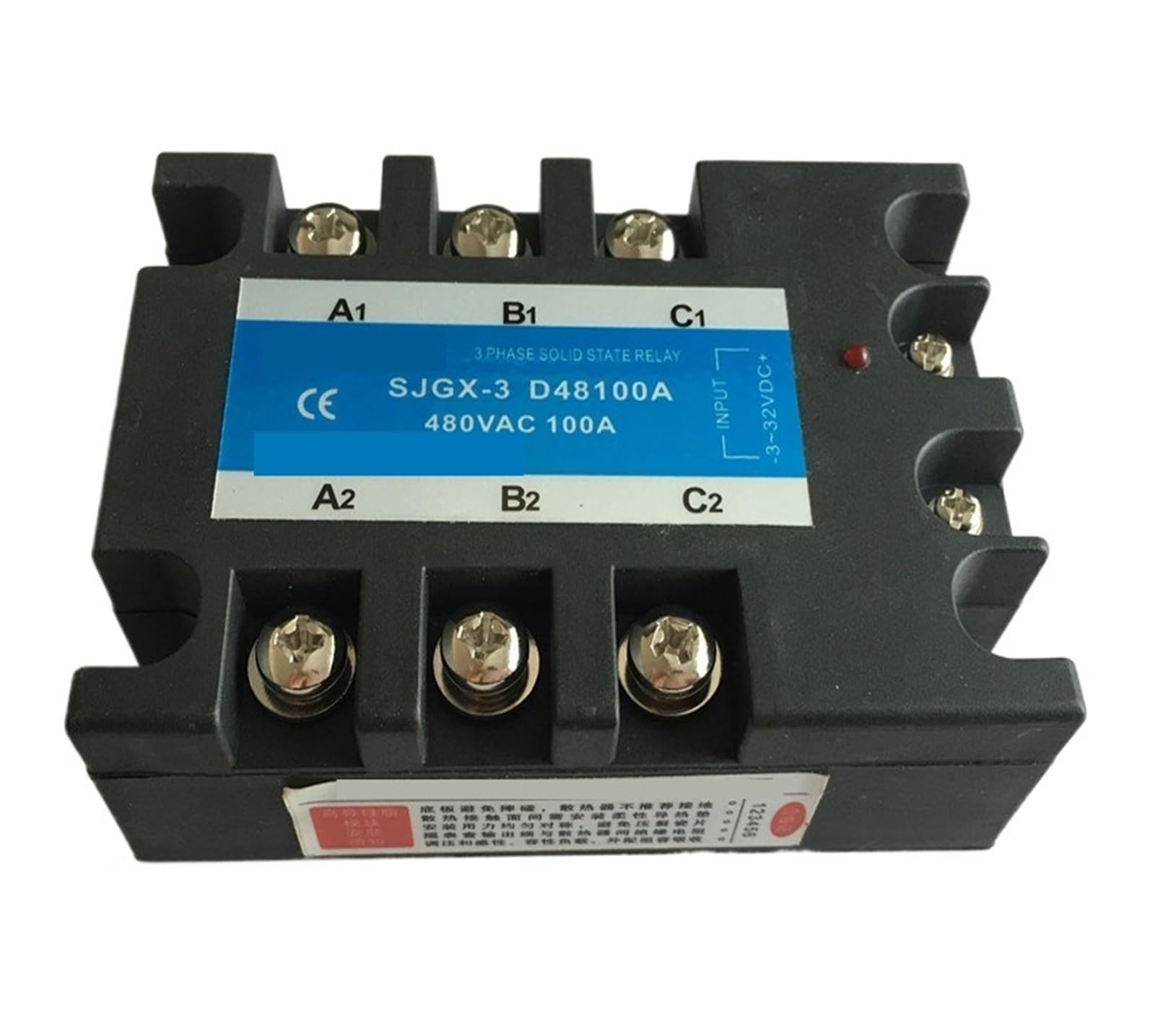 ZVQYSGIW Three-phase solid state relay SJGX-3 D48 100A 480VAC
