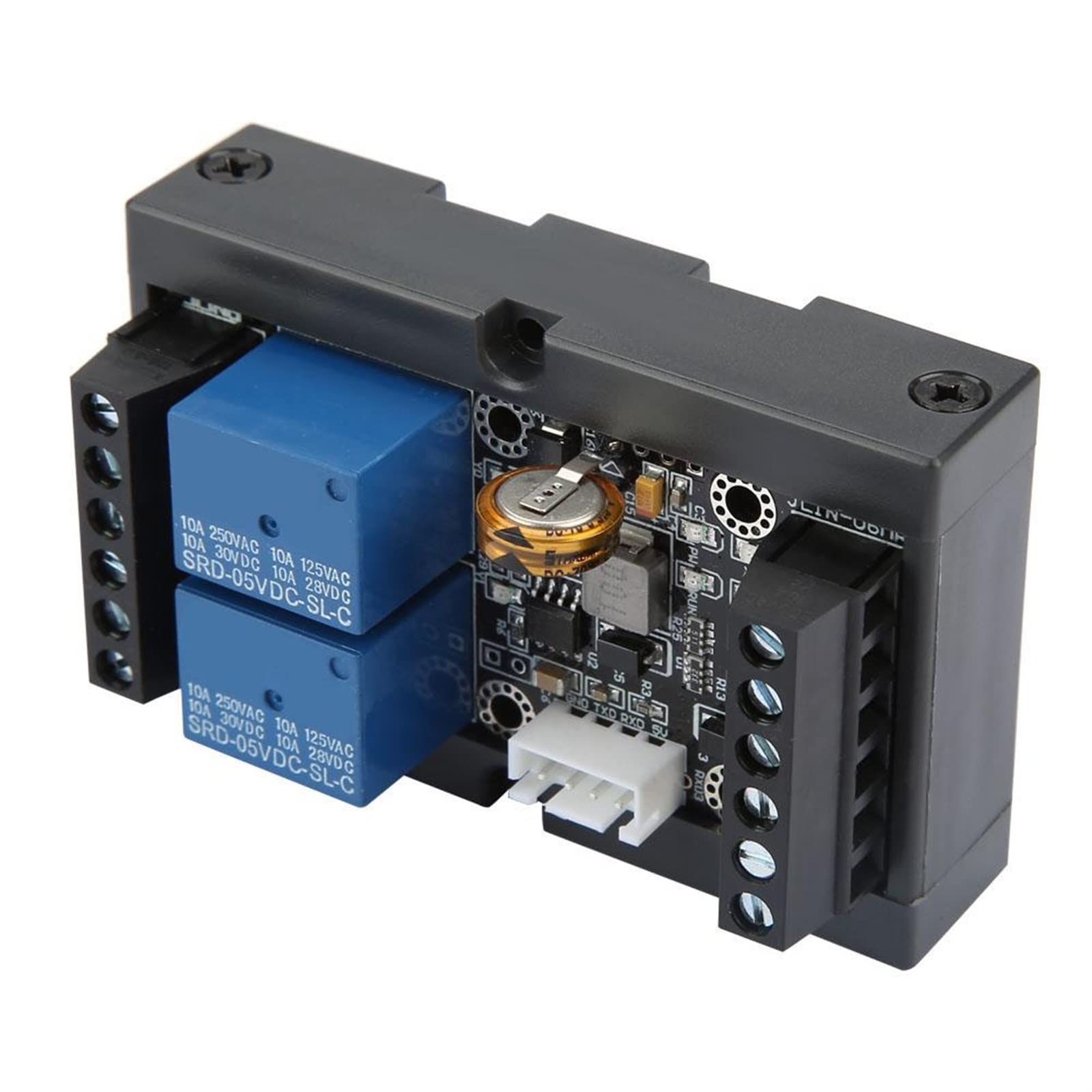 Placa de Control Industrial PLC FX1N-06MR módulo de retardo de relé programable con carcasa 1 Uds
