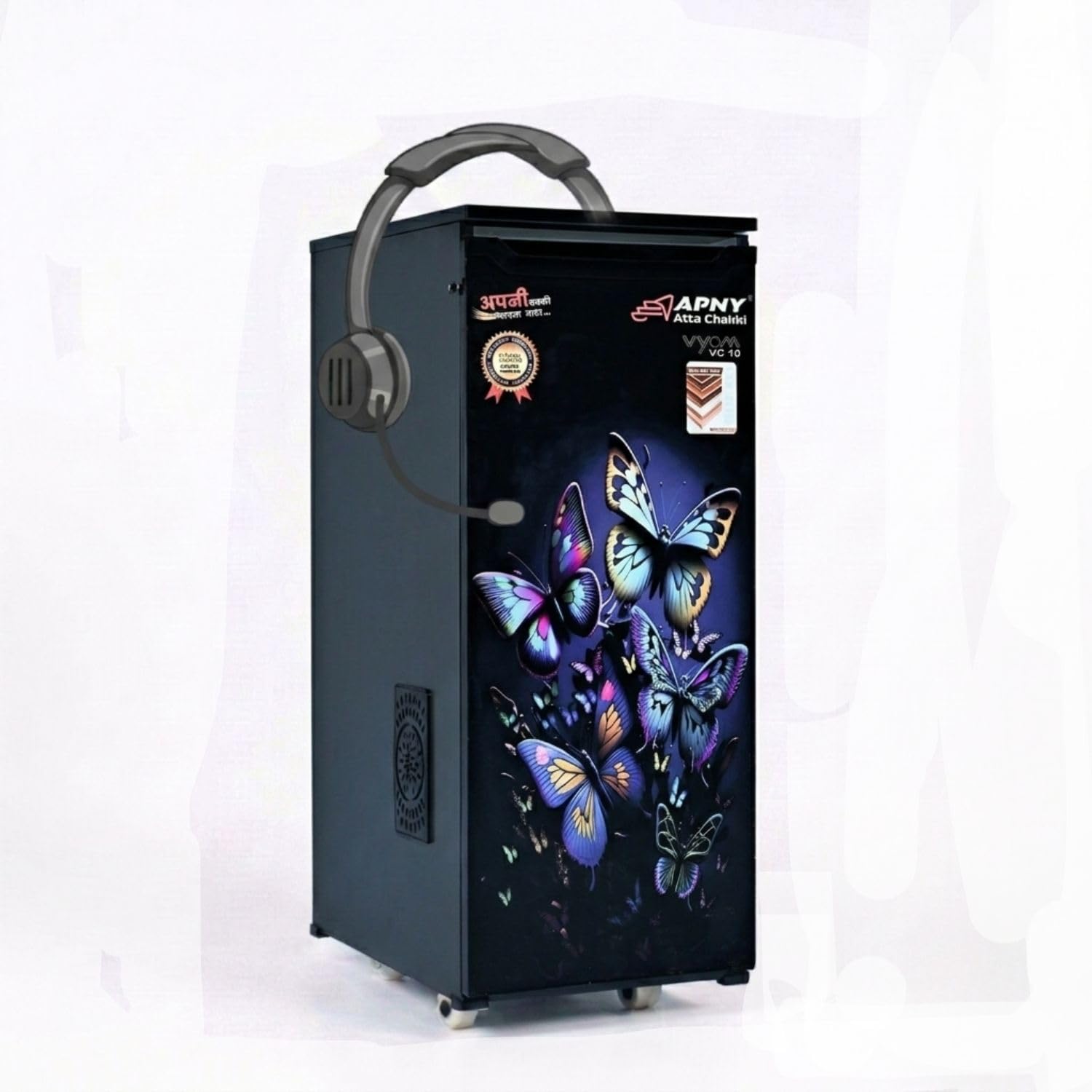 Atta Chakki machine with Hindi Voice Guidance | electric Multi Grain Aata Maker | Low Noise With 1.5 HP Powerful Motor | 10-12 Kg/Hr Per Batch | atta grinding machine | Wheat,Rice&Millet Grinding-image-37