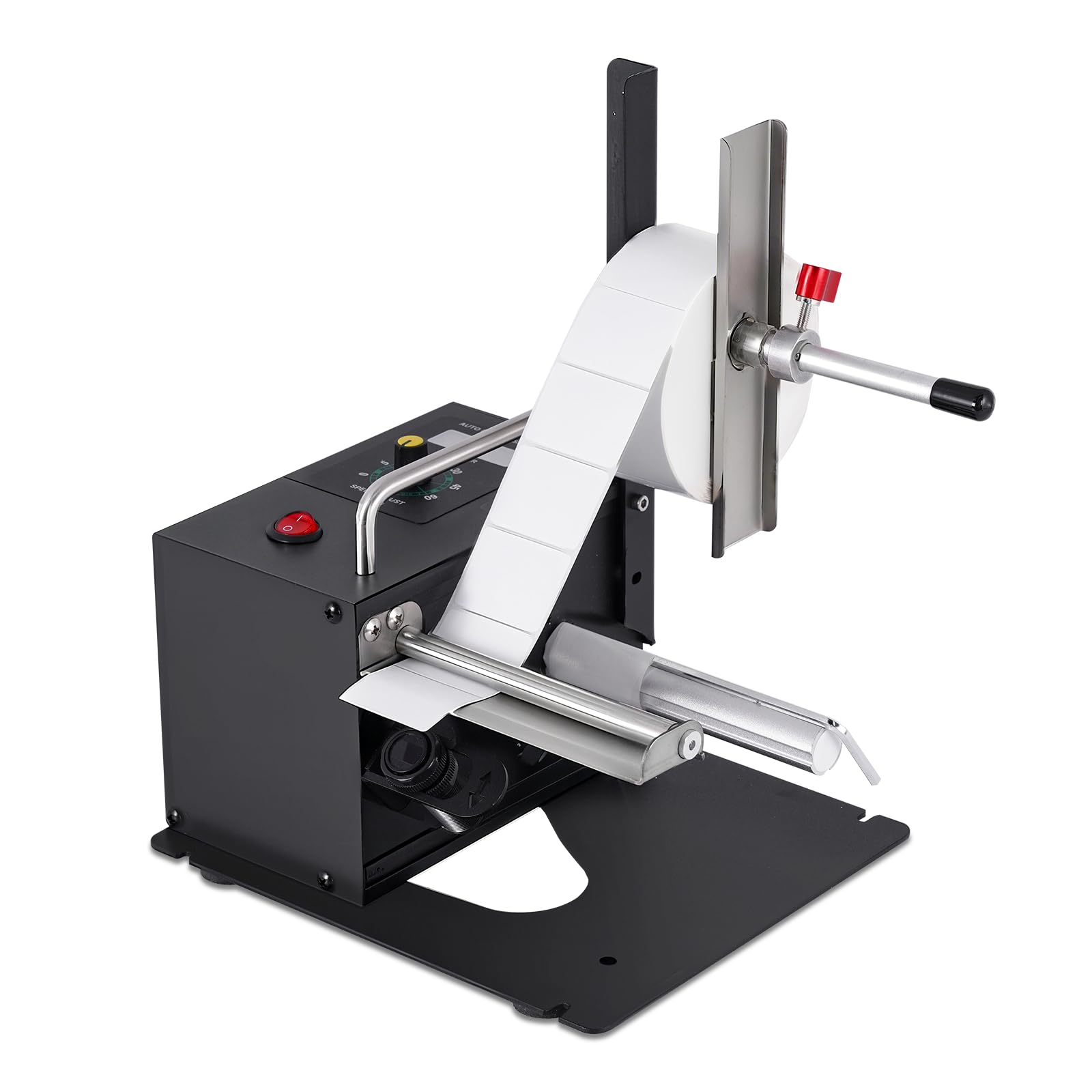 YUCHENGTECH Distributeur D'étiquettes Automatique 5 Vitesses 0-9999 | avec Comptage Automatique de 0 à 9999 et 5 Vitesses Réglables Largeur 5-120mm pour Étiquettes Autocollantes/PET/PVC
