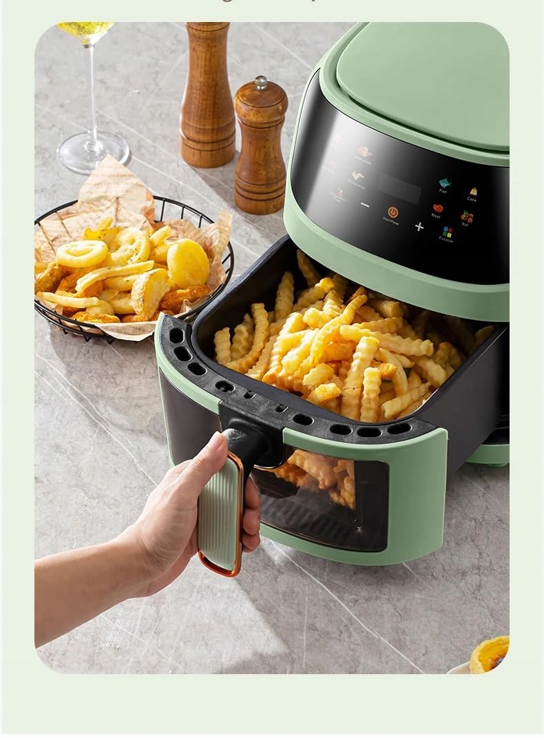 FRYTKOWNICA BEZTŁUSZCZOWA AIR FRYER LINBOX ZIELONA