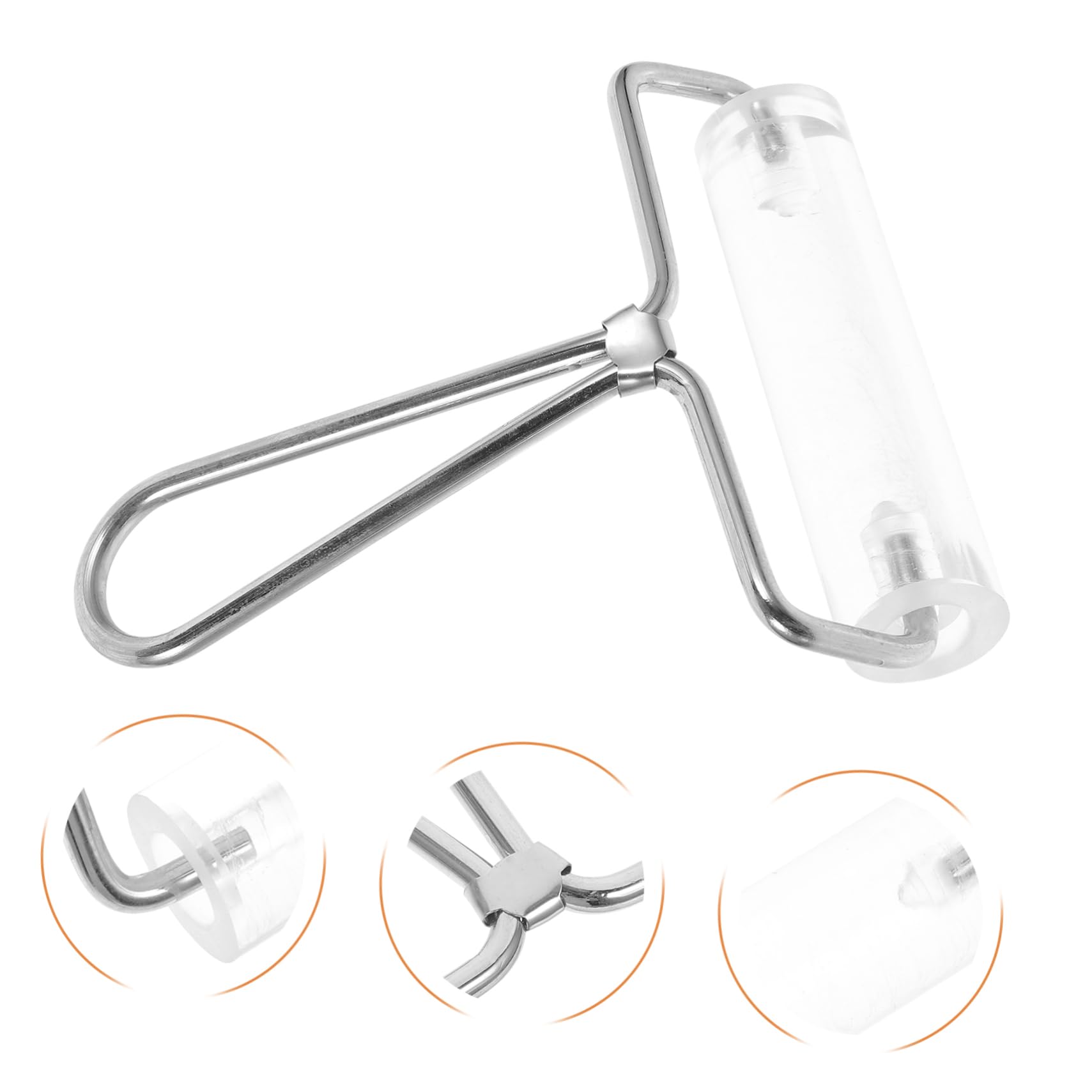 5piezas Rodillo Para Arcilla Polimérica Herramienta Transparente Para Manualidades y Esculturas Para Estampado y Embossing