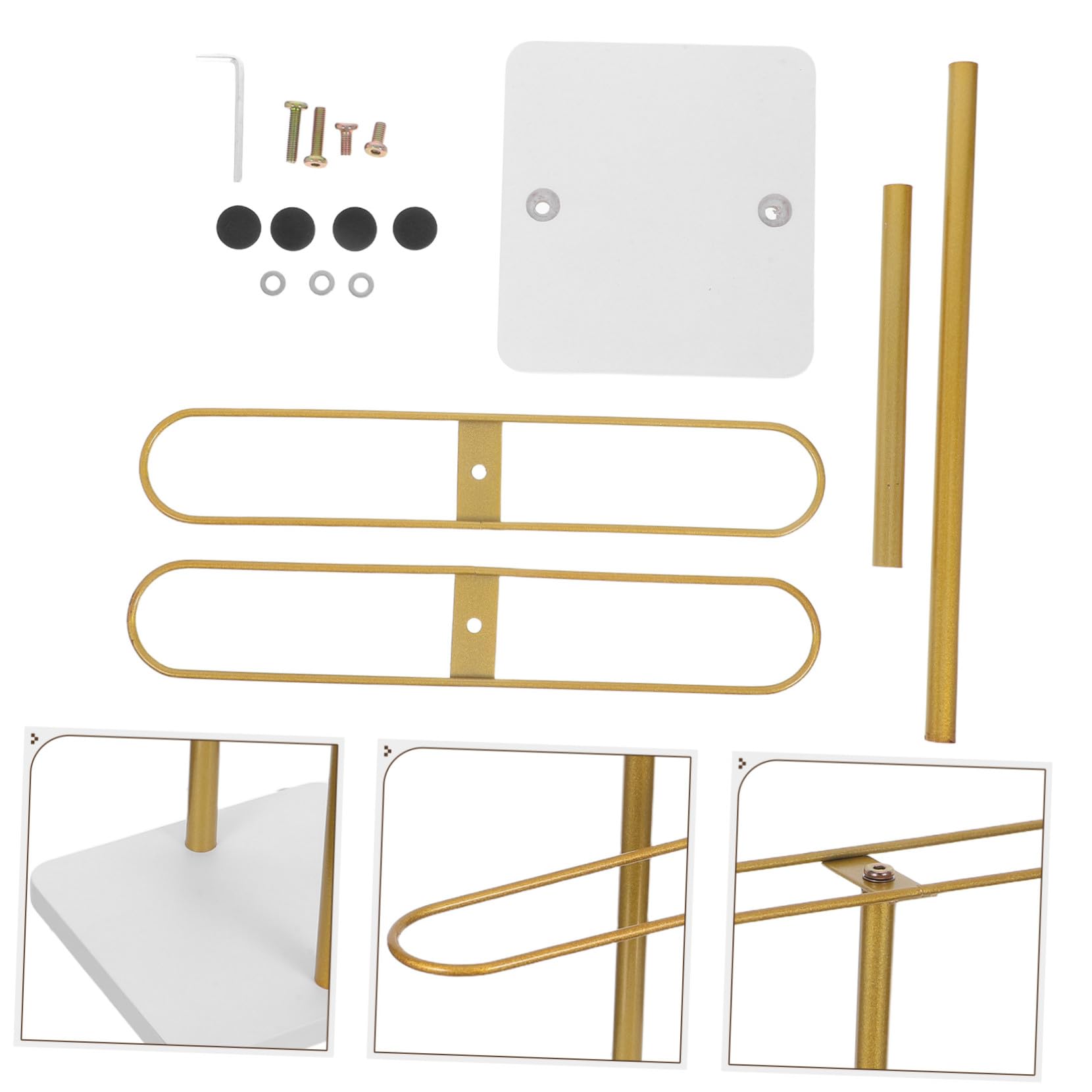 SEWACC 2nivel Estante para Guardar Gafas de Sol Soporte de Metal para Gafas Organizador de Escritorio para Expositor de Monturas para Decoración de Casa