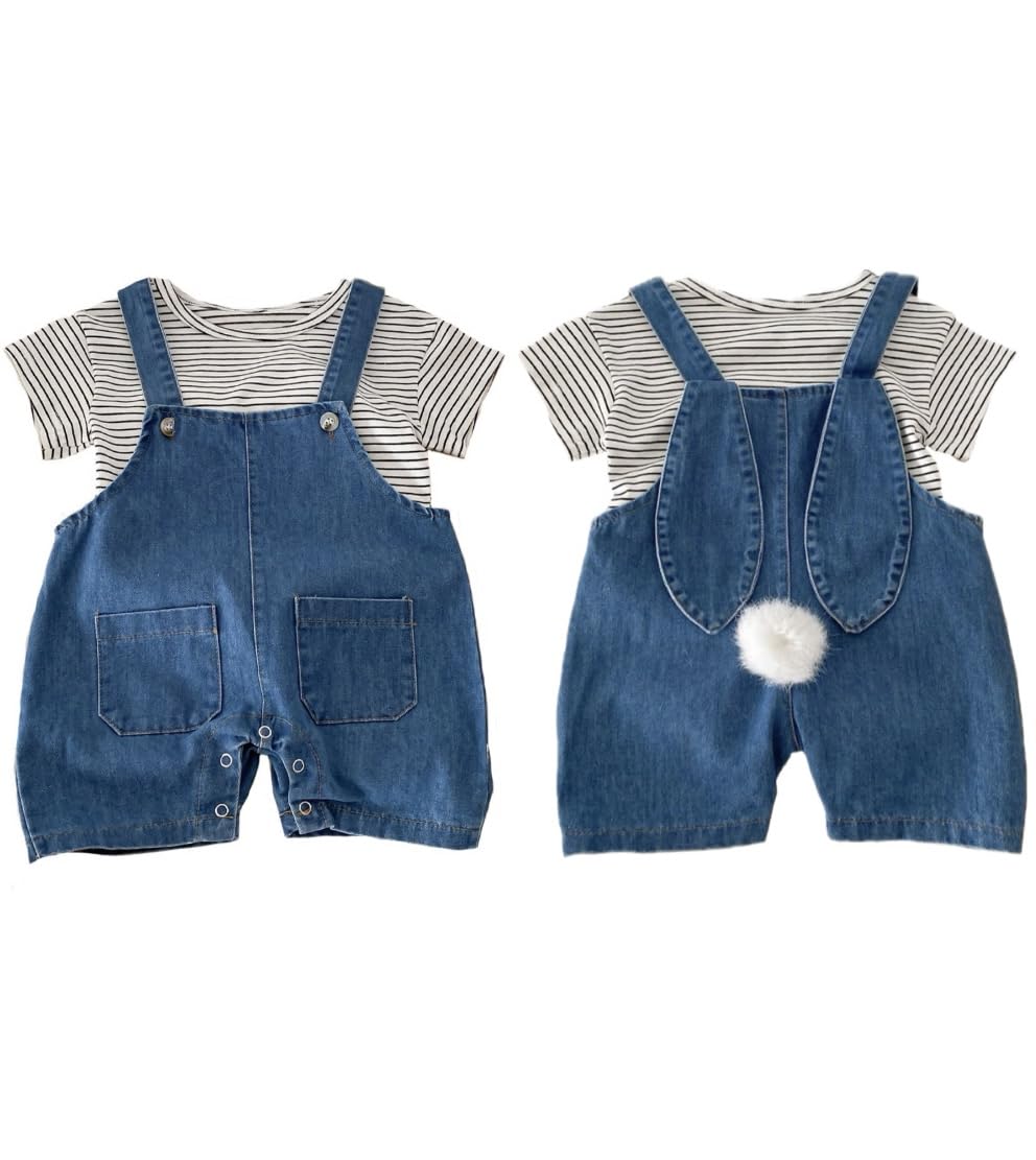 ウサギポケット デニムオーバーオール DENIM OVERALLS デニム オーバーオール A12007 | HARVESTY