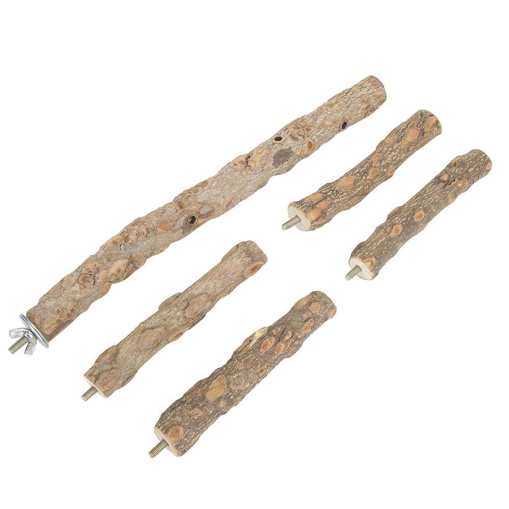 2x Wellensittich Schaukel Aus Naturholz - Cooles Spielzeug Für Deine Vögel