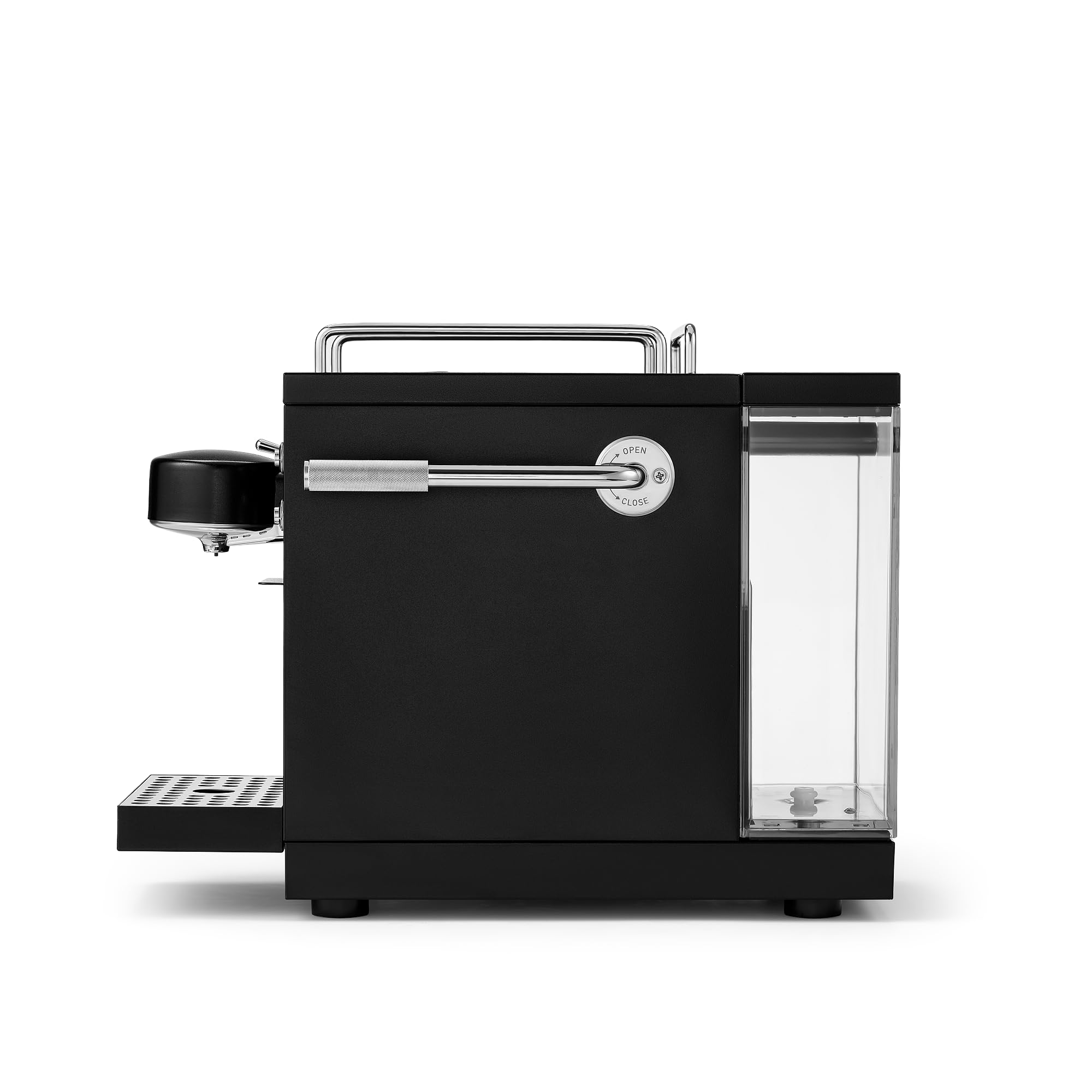La cafetera Original 2 negra - máquina de cápsulas compatible con Nespresso®, máquina de café espresso de acero inoxidable, diseño escandinavo, duradero, reparable