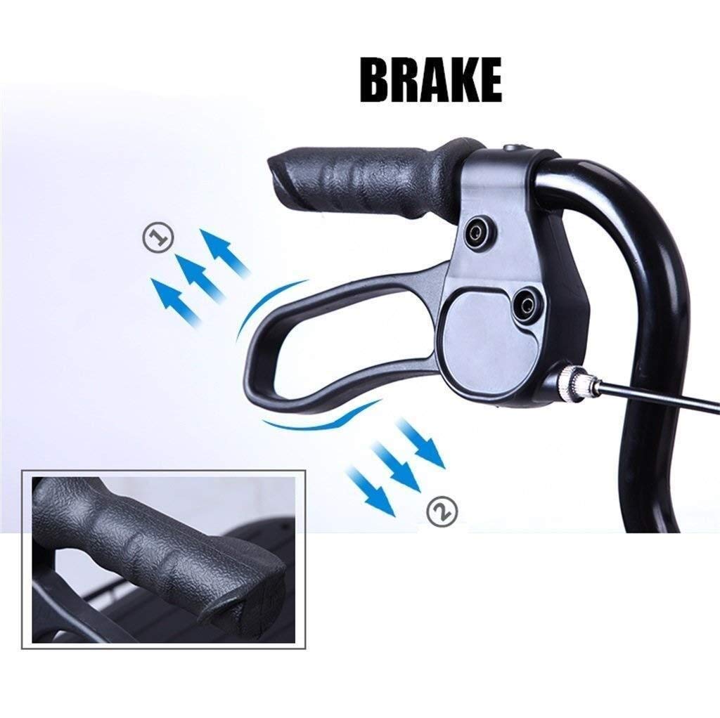 Walker dla seniorów Rollator Aluminiowa pomoc w poruszaniu się w chodzeniu Leishouer Lekka składana rama do chodzenia na rollatorze z regulacją wysokości dla osób starszych, gwiazda światła