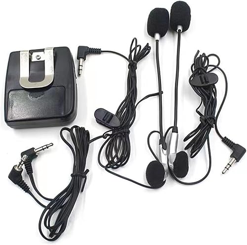 Casco de motocicleta a casco, sistema de comunicador de 2 vías, auricular de intercomunicación para motocicleta, Walkie-Talkie delantero y trasero,
