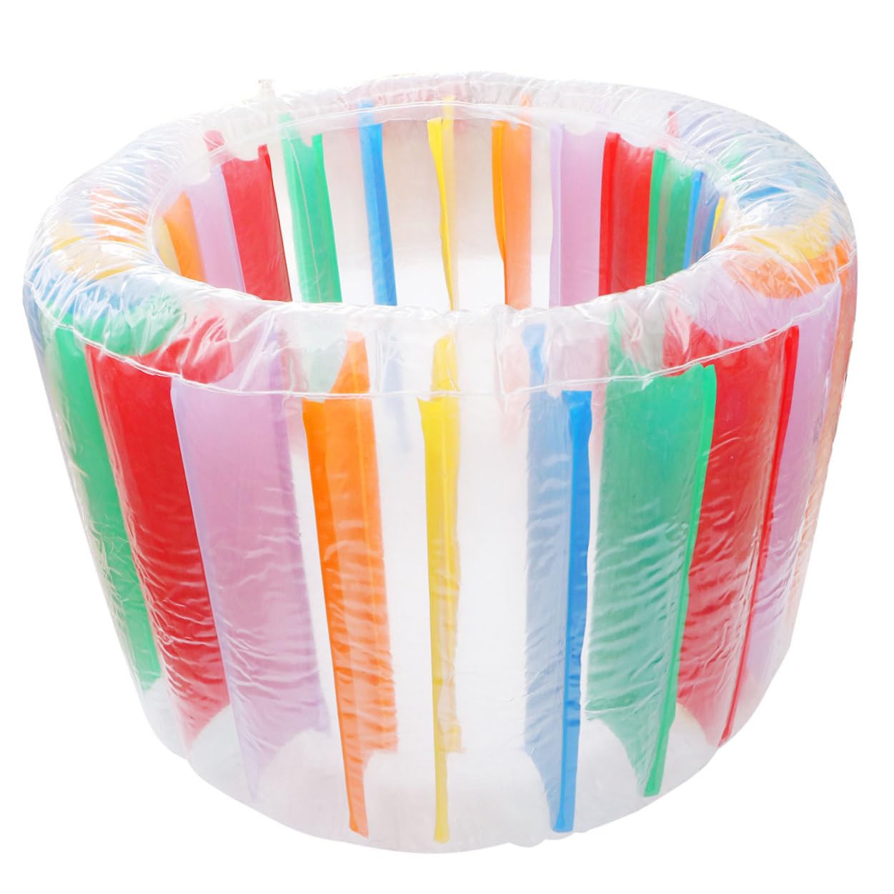 Juguete Inflable para Piscina de PVC 1pieza, Rodillo Flotante | Colorido, Protección de Aire Integrada, Inflado y Desinflado Rápidos, para Fiestas al Aire Libre