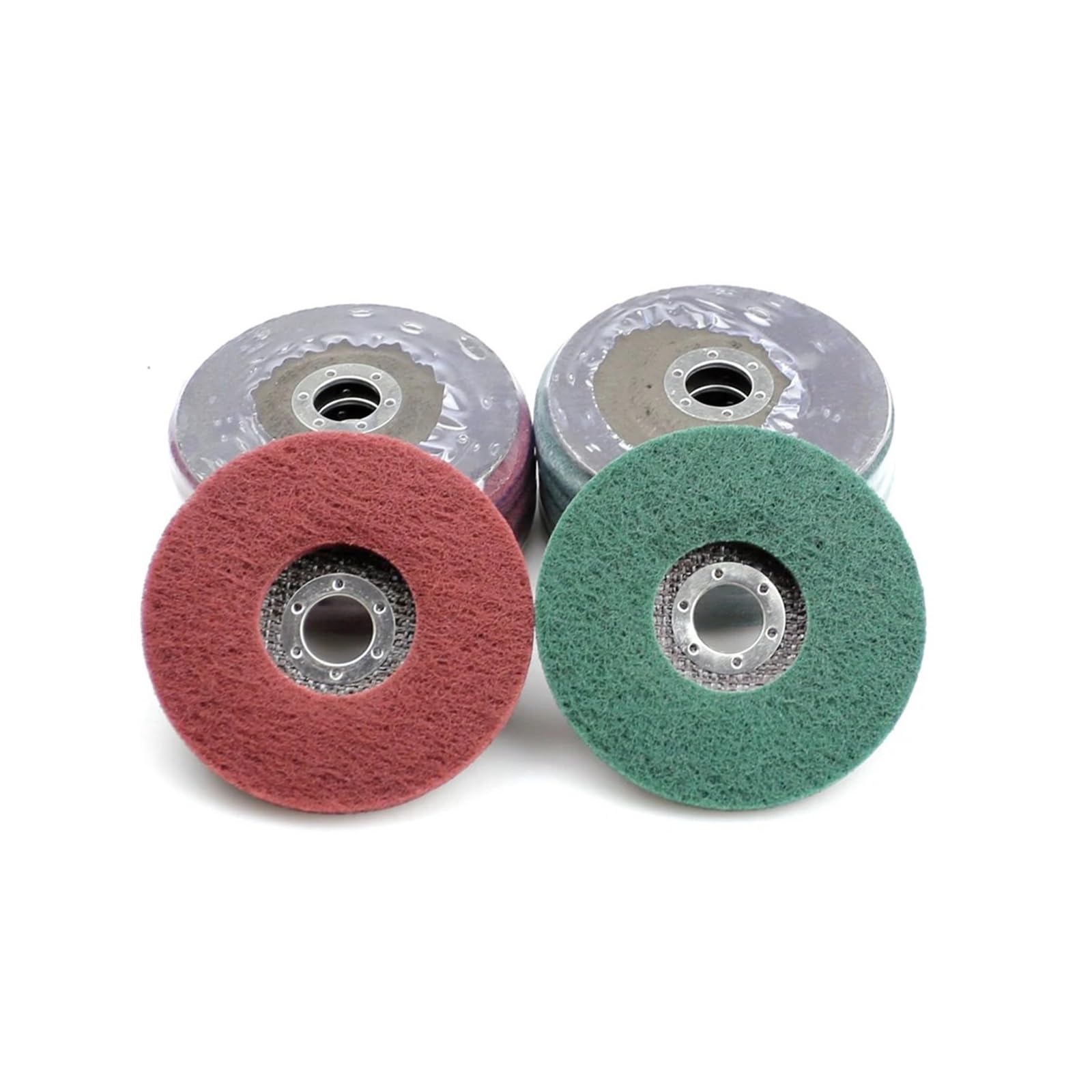 Disque de meulage à lamelles Non tissées, 125x8x22mm, roue de polissage en Nylon, outils de meuleuse d'angle for le polissage des métaux, 10 pièces(MIX)