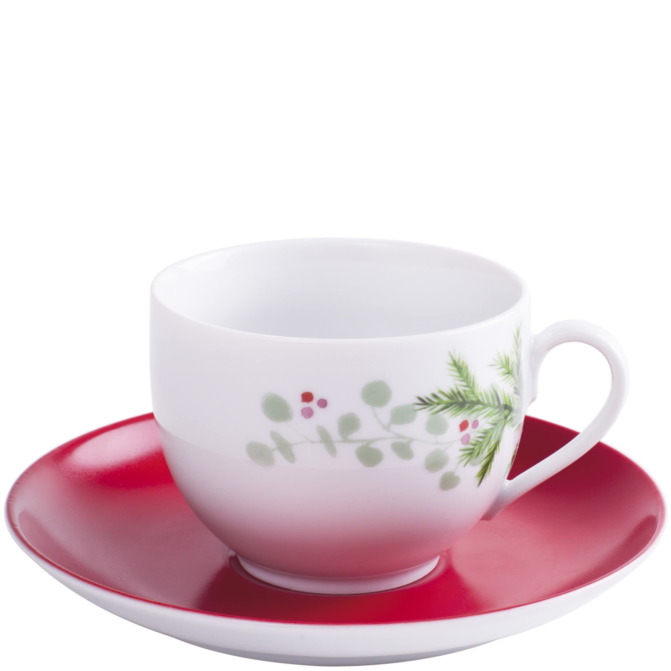 KAHLA 050104A10470C Aronda Hello Winter Kaffee-Set 18tlg. | Kaffeeservice mit Weihnachtsmotiv für 6 Personen aus Porzellan
