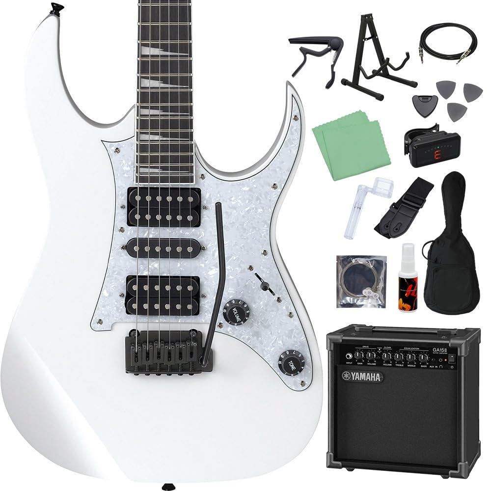 Amazon | Ibanez RGV250 WH ホワイト 初心者14点セット 【GA15II付き