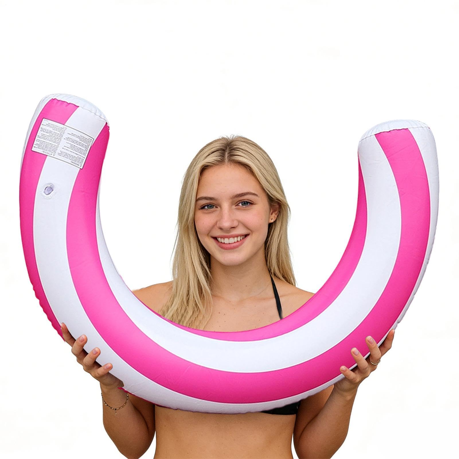 Pool Floats - U Shape Portable Swim Lounge,Thick Pool Noodles Water Floats for Adults - for Lake River Bank Party Outdoor Summer Travel Vacation Water Games Men Women