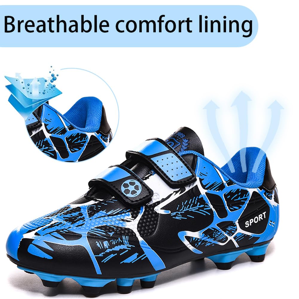 Scarpe da Calcio Ragazzi Ragazze Scarpe da Calcio Bambini Scarpe da Allenamento Basse Antiscivolo da Calcio Unisex 28-37