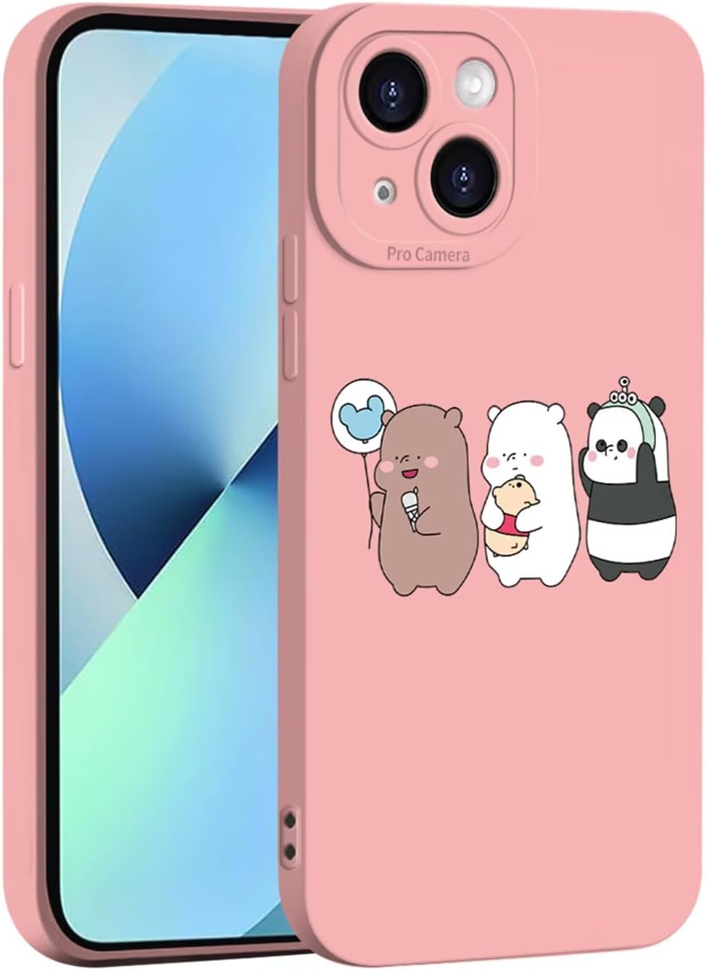 Samsung s25 Edge – ILING Coque en Silicone Liquide pour Samsung Galaxy S25 Edge, Très Fine Fleurs élégantes et Design Animé Mignon, Mat Souple TPU Bumper Antichoc Femme Cover (Rose Q12)