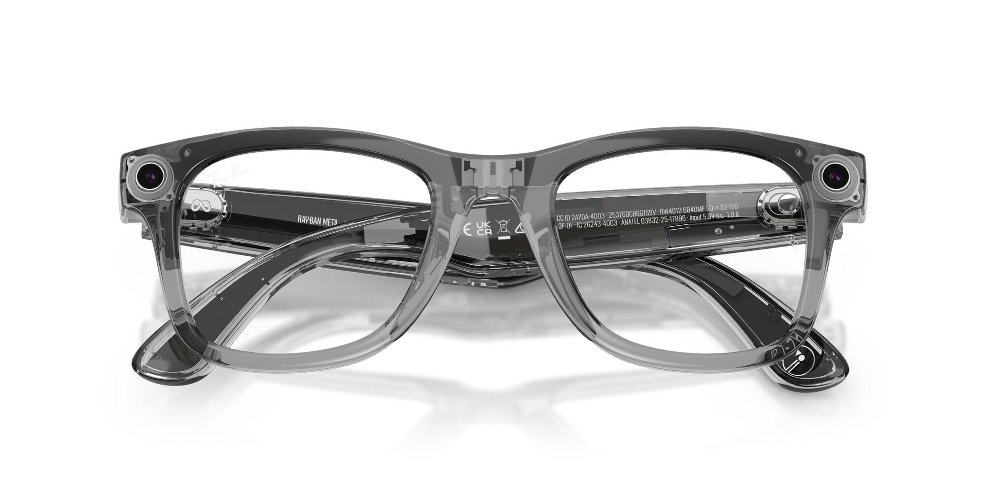 Ray-Ban (Carowayfarer (Gen 2) brillante transparente transparente Transitions® gafas de zafiro