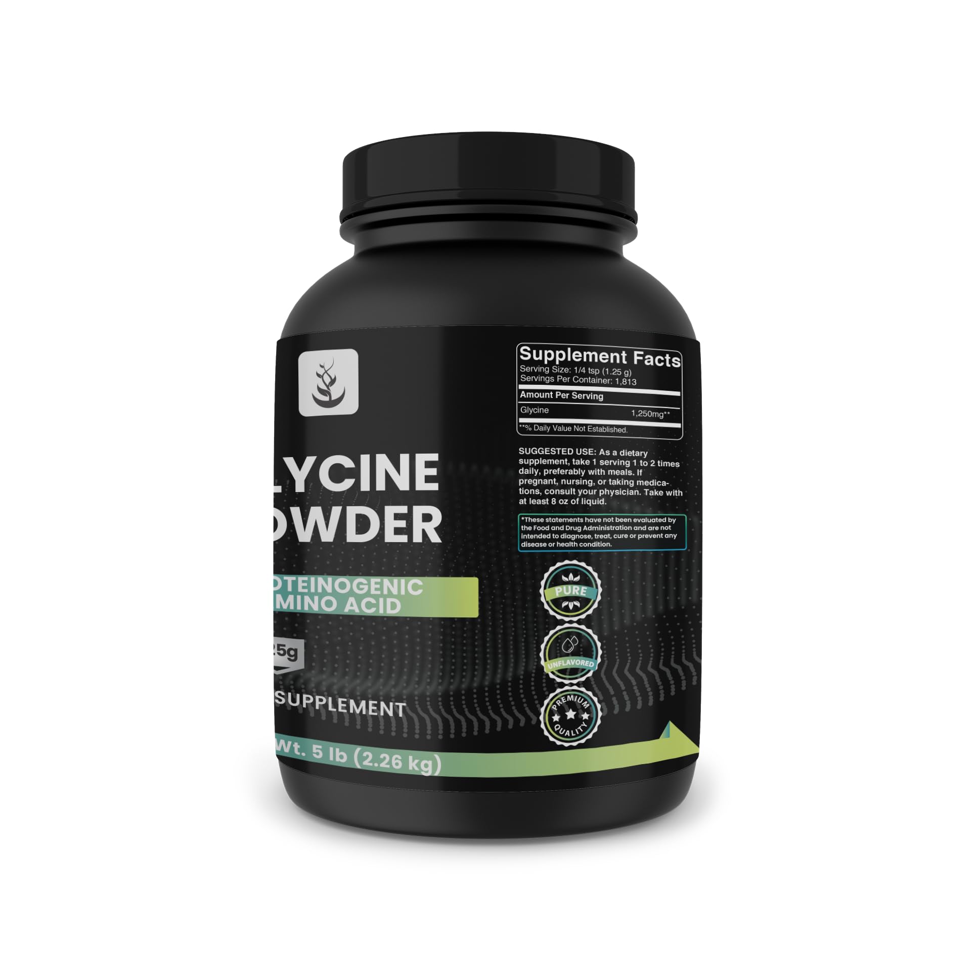 PURE ORIGINAL INGREDIENTS, Glycine Powder, 5 Lb — Amazon image 3