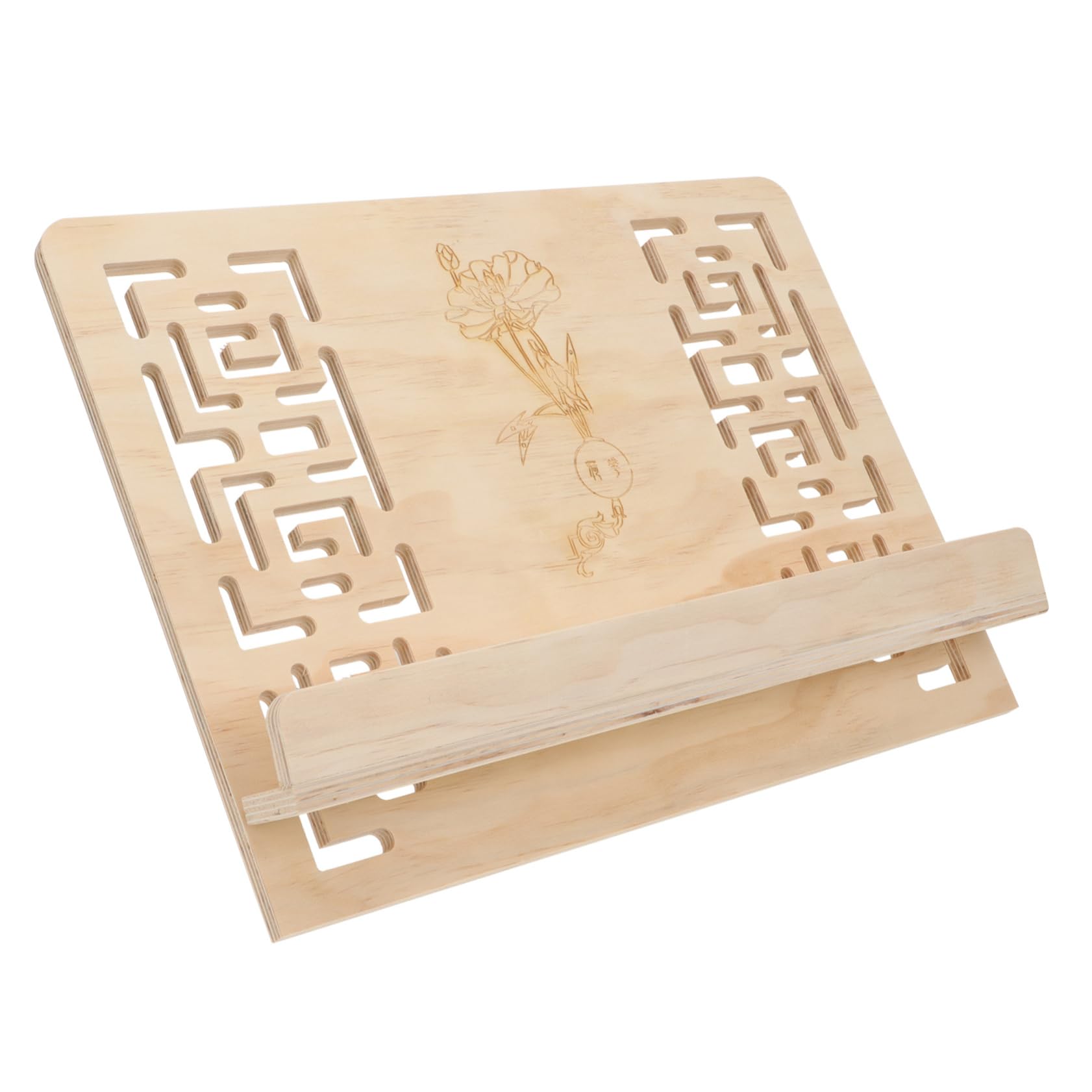 ifundom Portable Music Score Stand Desktop Tablet Holder Lightweight Detachable Design for Easy Angle Multi Functional Use for Books and Music Scores