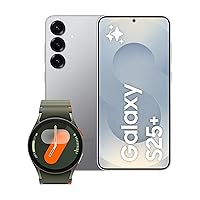 Samsung Galaxy S25+ con Galaxy Watch7 40mm BT Green, Smartwatch Fitness Tracker