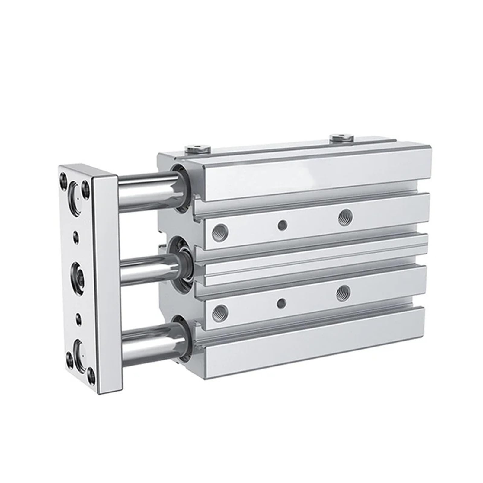 Cilindro guía compacto TCM12 con carrera de 10mm para automatización