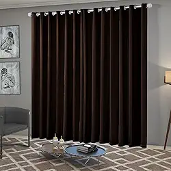 Cortina Blackout/Blecaute Quarto/Sala em Tecido 3,00m x 2,50m com Ilhós Cromado Solaris - Tabaco