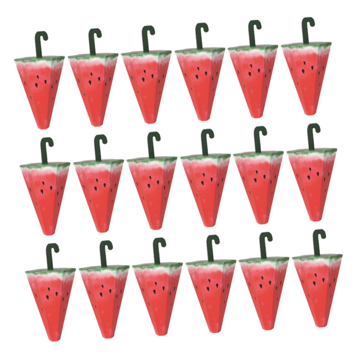 25 Pcs Candy Box Wedding Candy jar Fruit Treat Bags Watermelon Party Favor Bags Party Favors Holder Birthday Party Treat Bags Snack containers for Kids Umbrella Baby Paper Bag