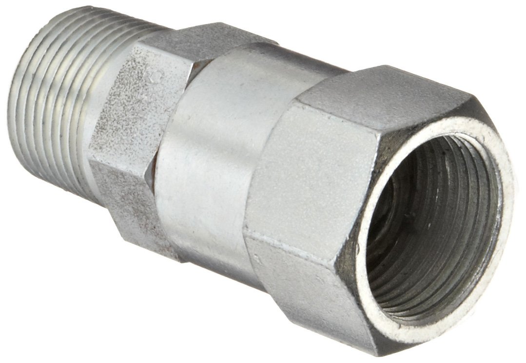 Dixon SV26 Steel Air Hose Fitting, InLine Swivel, 3/4" NPT Male x 3/4