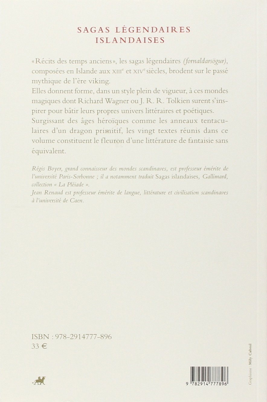 Sagas légendaires islandaises