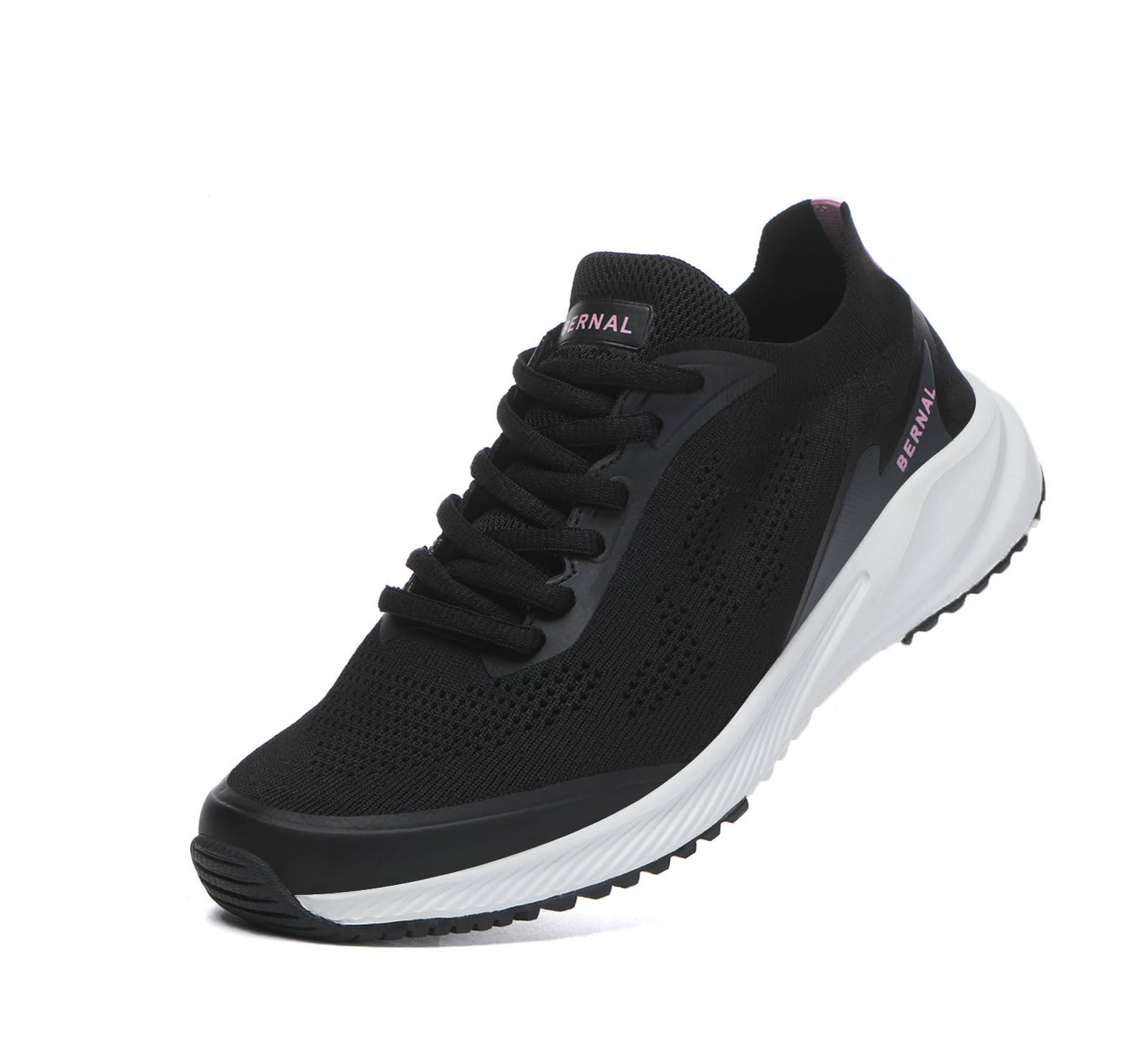 Bernal Women's Fashion Sneakers Comfortable Mesh Breathable Lightweight Shoes Non-Slip Walking Lace-Up Sneakers Yoga Gym Workout Casual Shoes Work