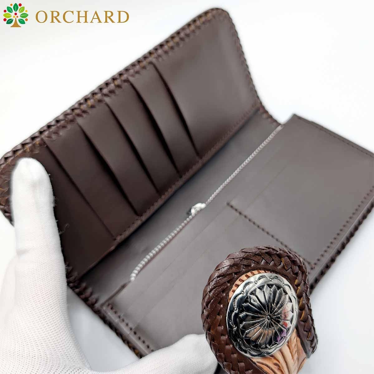 小さく薄い長財布UNO ver.2 Buttero（ブラウン） カードケース 薄い [m