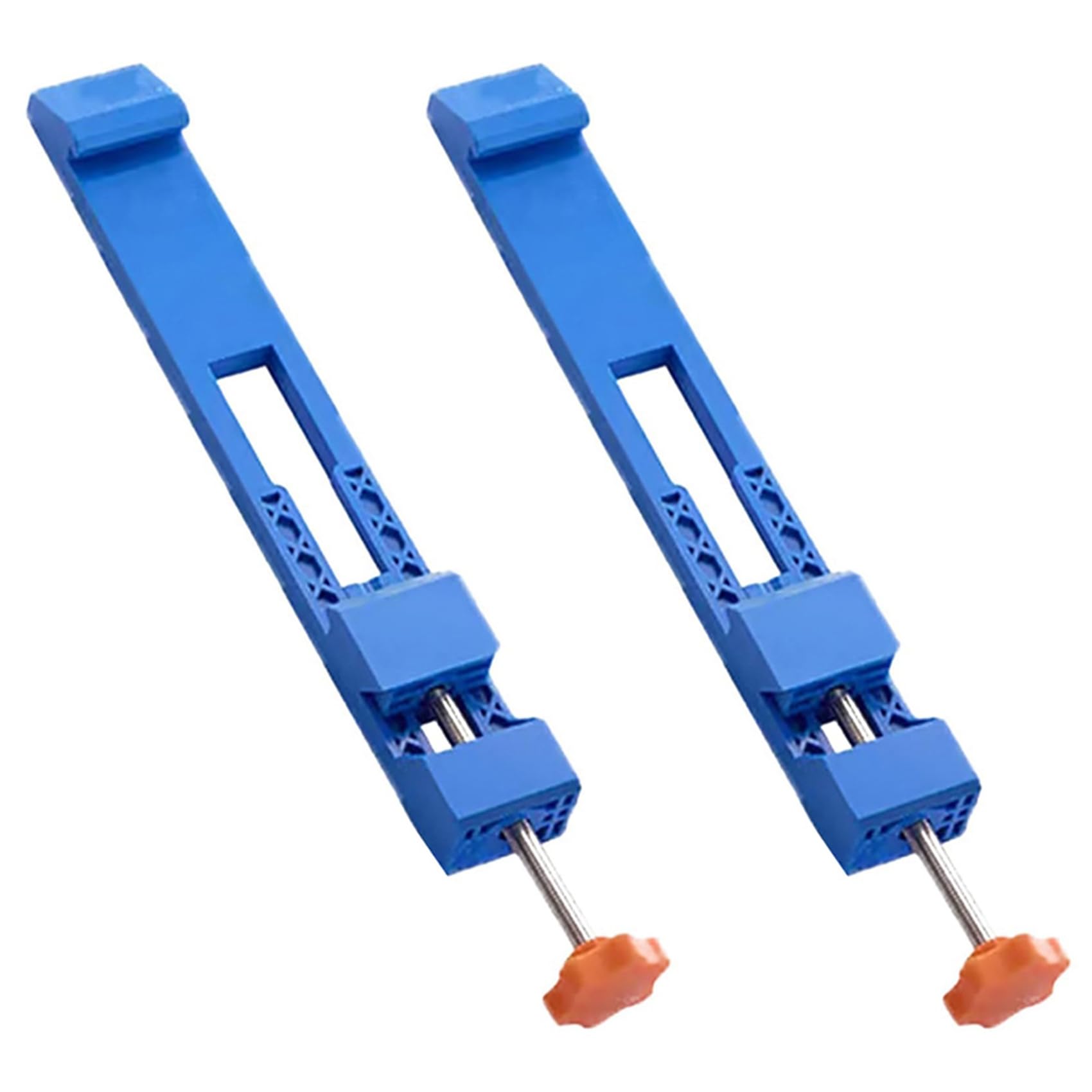 Jnchdghwa Blue Adjustable Cutting Machine Base Guide,Electric Circular Saw Milling Positioning Clamp, Wood Cutting Guide 2Set