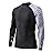 HUGE SPORTS Men\'s Splice UV Sun Protection UPF 50+ Skins Rash Guard Long Sleeves (Chapped, L)