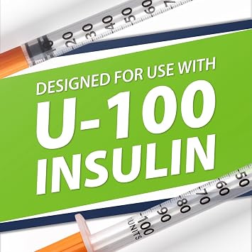 EasyTouch U-100 Pet Insulin Syringes (29G 1.0cc 1/2) - 100 ct.