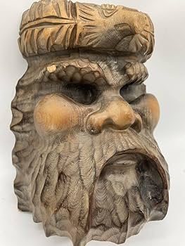 木彫 面型 ？ 古道具 木彫面 アンティーク 古美術 オブジェ 木彫 面型 ？ 古道具 木彫面 アンティーク 古美術 オブジェ 2025