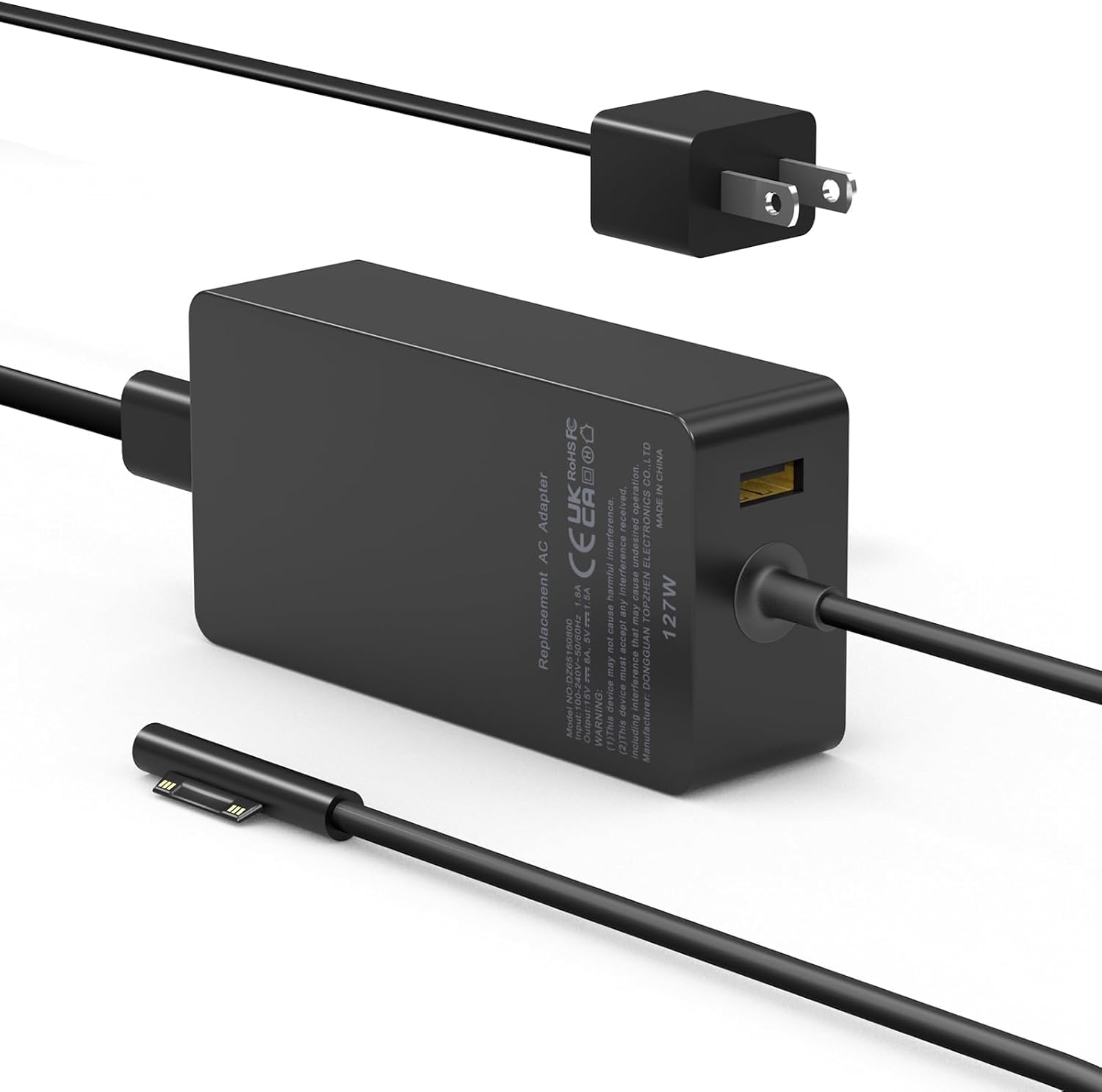 Microsoft Surface 127W Power Supply 電源 Amazon.com: Surface Pro Charger 127W, Surface Book 3 Charger