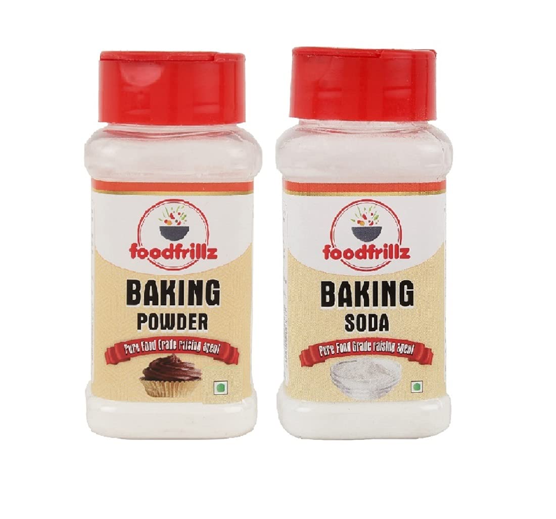foodfrillz Baking Powder and Baking Soda Combo Pack of 2 (100 g+140 g) (B07TK4ZT2B) Amazon Price History, Amazon Price Tracker