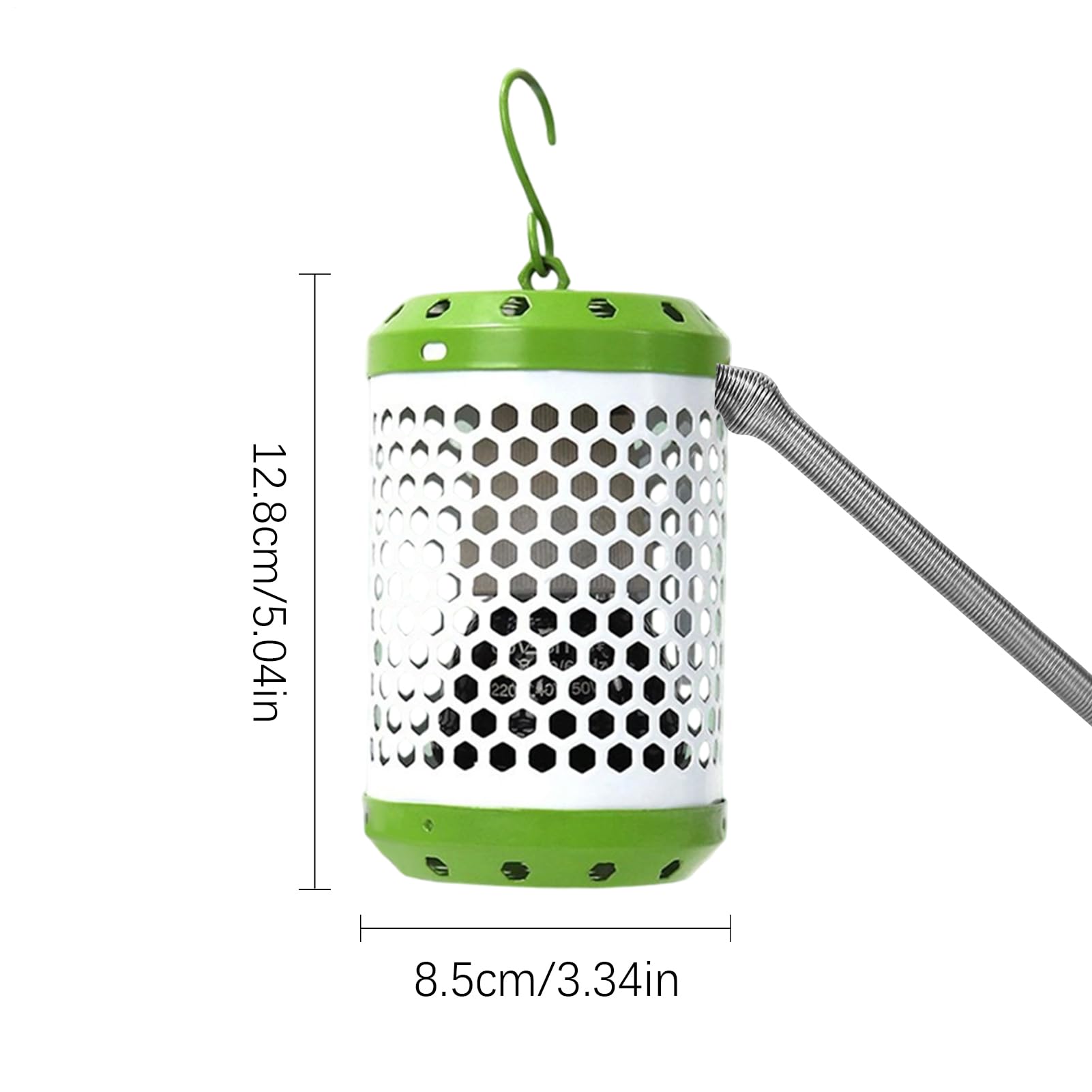 Bird Heat Lamp - 12,5 x 8,5 x 8,5 cm Energy-Saving Safety Lamp, Anti-Scald Heating, Metal Builtion | Rettili Snakes Lizards Frogs Parrots Chicken Coop Bathroom Terrarium Pet Heater