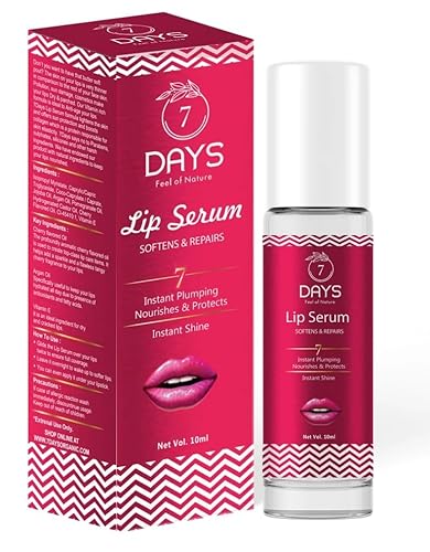 Seven Days - Aceite de suero labial para labios oscuros para mujeres y hombres, 0.3 fl oz