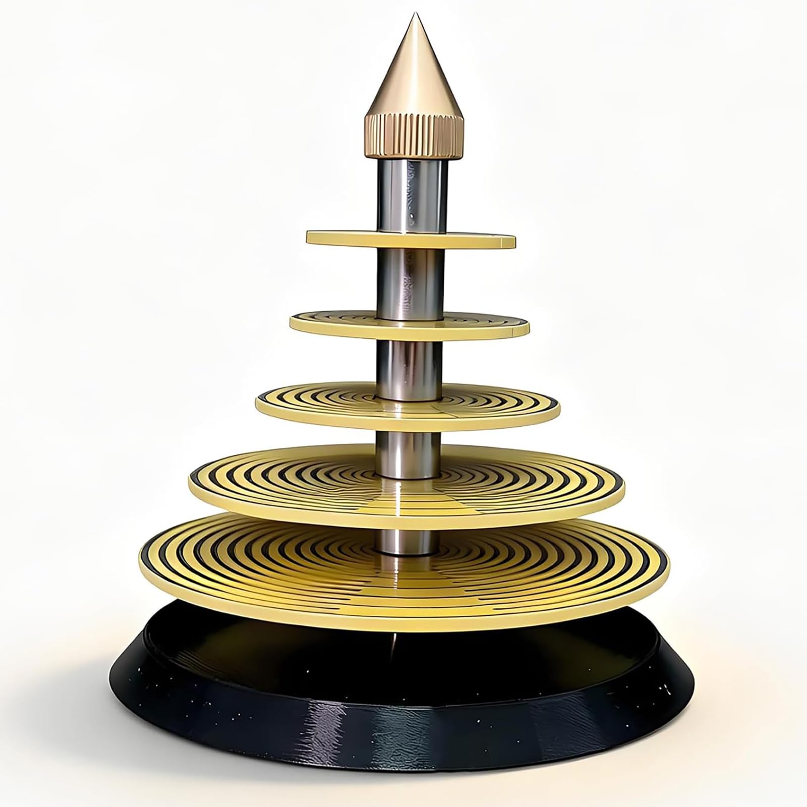 Wsexyy Multi-Wave Oscillator, Electromagnetic Oscillator with Multi-Wave Resonance, 5-Layer Design, Crystal Charging & EMF Harmonizer, Energy Field Generator for Home & Meditation