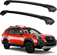 Soruci Roof Rack Cross Bars for Subaru Forester 2014-2026 300lbs Lockable Aluminum - Rooftop Cargo Bike Snowboard Rack (Not Wilderness)