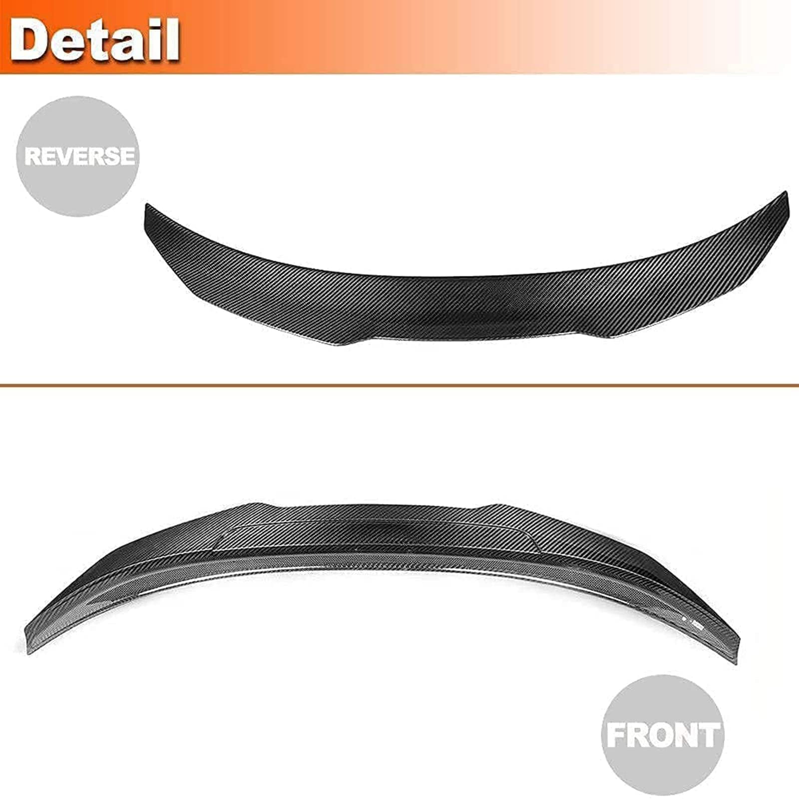 ABS Spoiler Rear Wing Spoiler For BMW 8 Series G15 & F92 (M8) 2019-2021 2-Door Coupe,Car Tuning Styling Accessories
