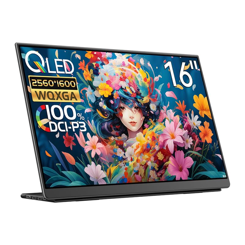 Amazon.co.jp: EHOMEWEI モバイルモニター 144hz 2.5K 16インチ WQXGA