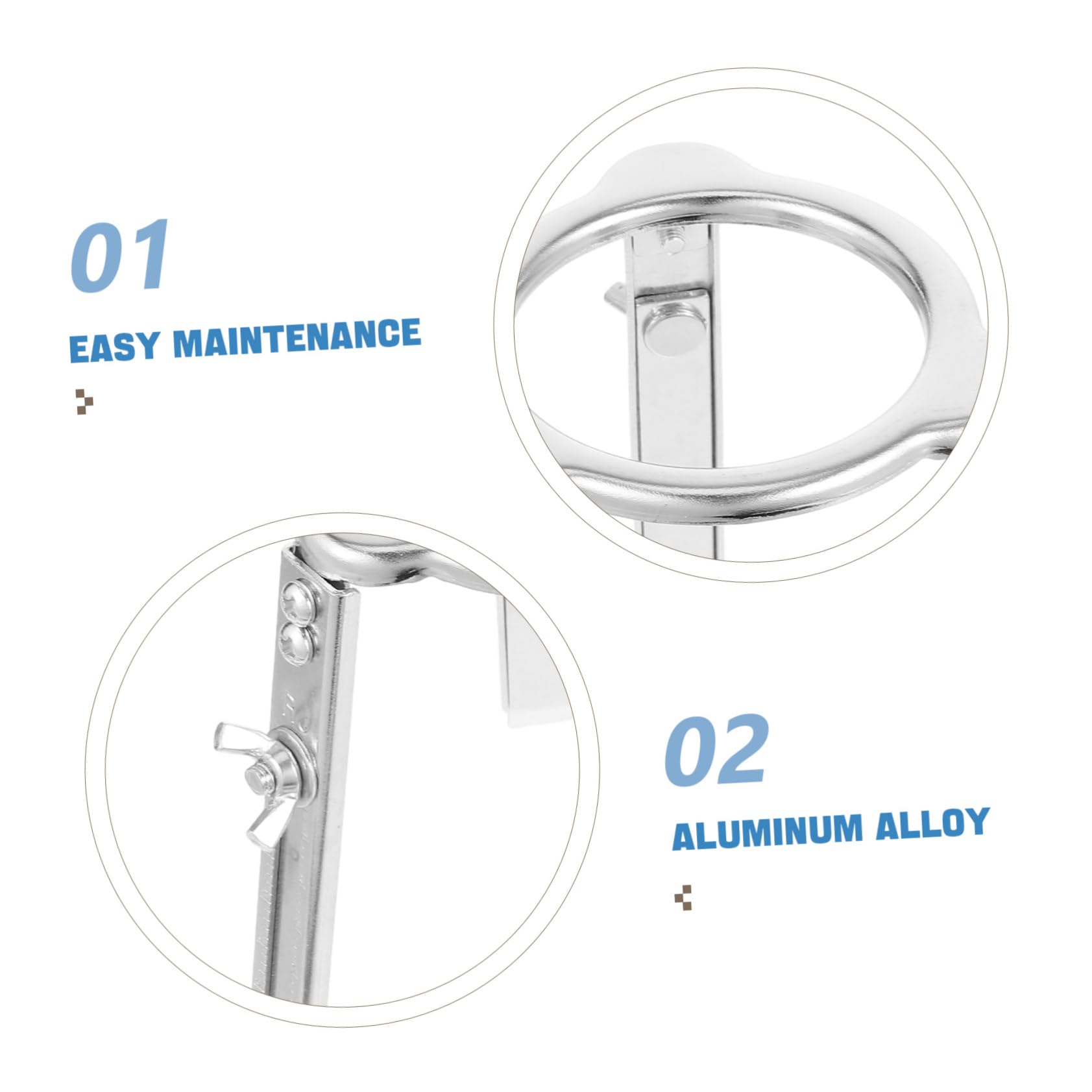 Alipis Verstellbares Bunsenbrenner Stativ aus Aluminiumlegierung mit Dreibein Verhindert Kippen und Auslaufen für Bechergläser und Universität Laboranwendungen